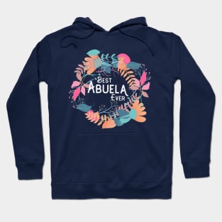 Hispanic Grandmother Abuela with Tropical Flower Hoodie